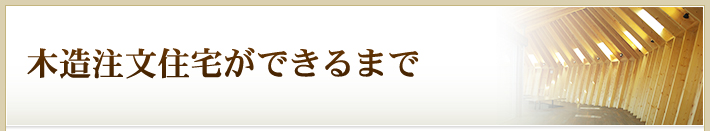 木造注文住宅ができるまで